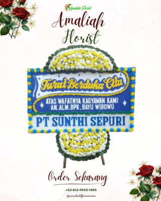 Papan Bunga Duka di Sukomarto